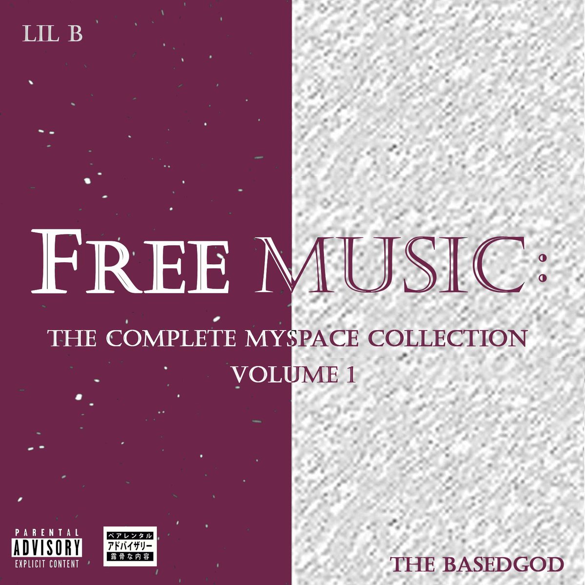 LILBTHEBASEDGOD's tweet photo. OMG !!! #HISTORY !! 101 SONG MIXTAPE THIS IS PT.1 OF THE MYSPACE MUSIC COLLECTION ! VOL 1 !!!! WHICH ONE IS YOUR FAV VOLUME? ALSO WHAT EXTREMELY RARE SONGS AND FEATURES DID YOU FIND?? !! LOVE !!

 https://t.co/qnINKnZRJN VOL. 1

- Lil B https://t.co/nnBrVGuZ6Z
