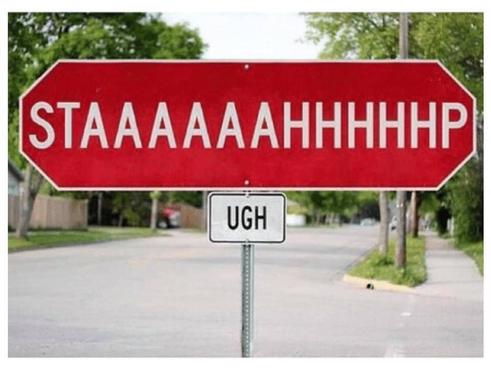 ILStatePolice's tweet photo. Watch for STOP SIGNS. 

Obey the STOP SIGNS. 

STOP at the STOP SIGNS. 

#WhyIsThisSoDifficult #YouCanDoIt #WeBelieveInYou #PrettyPlease https://t.co/hjAgYyueoj