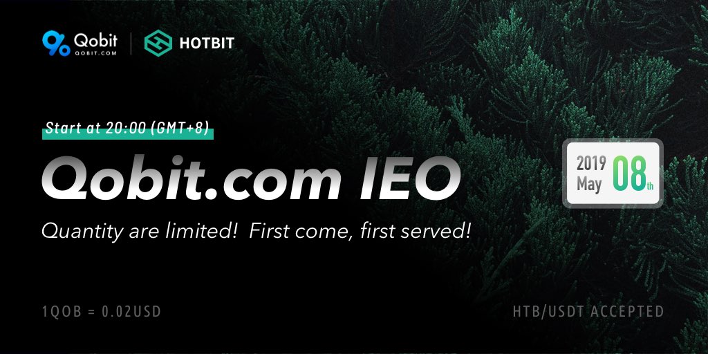 QobitCom's tweet photo. In few minutes! Don’t miss it! #Qob #qobit #cryptocurrencies #token #exchange #hotbit #IEO https://t.co/YQXOzoOhuB