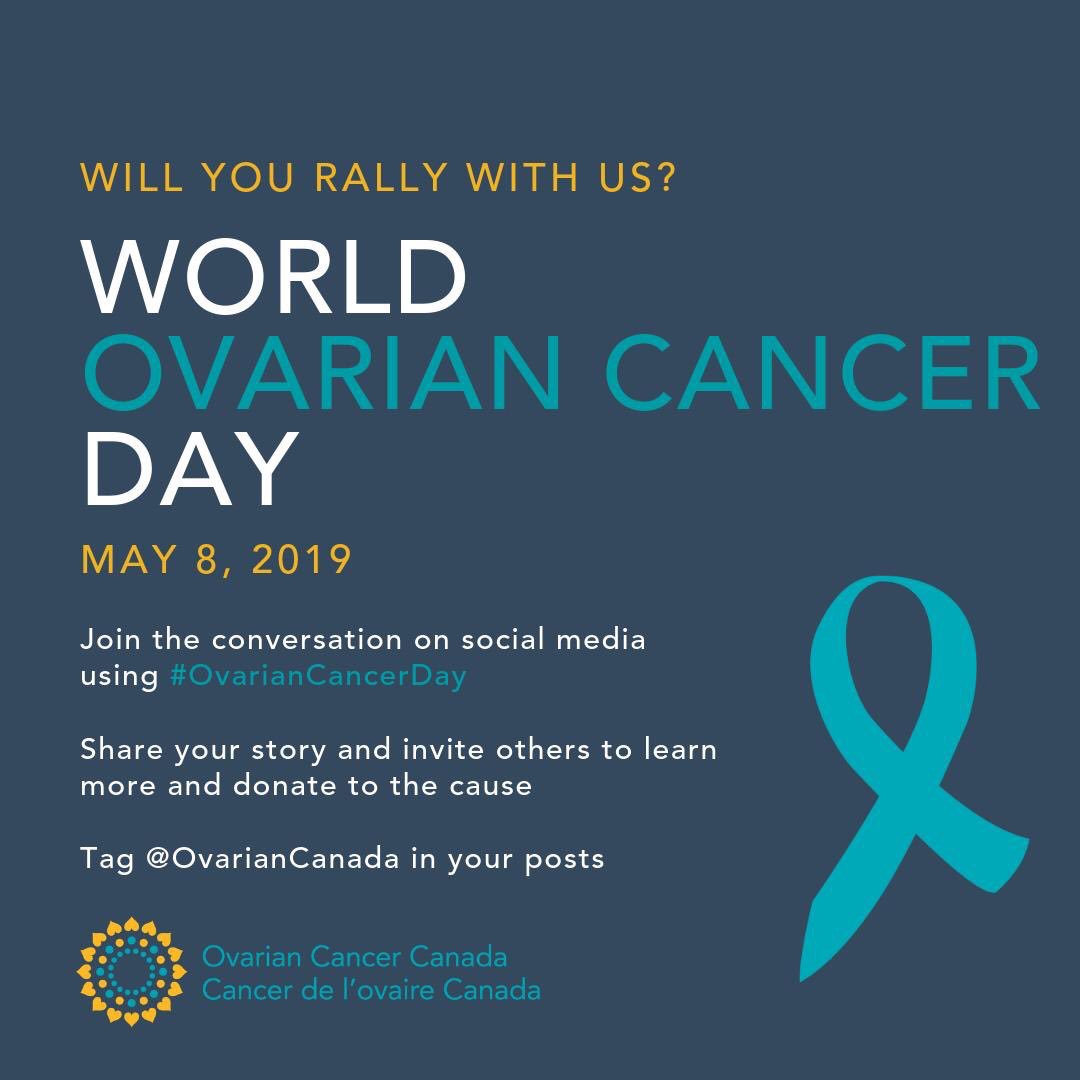 16yrs ago -> diagnosed with Stage 3C ovarian cancer. While I've always said 'hope spreads faster than cancer', the fundraising, advocacy and research saved my life. Full Stop. 
Thank you for your tireless efforts, @OvarianCanada 🎗 #OvarianCancerDay