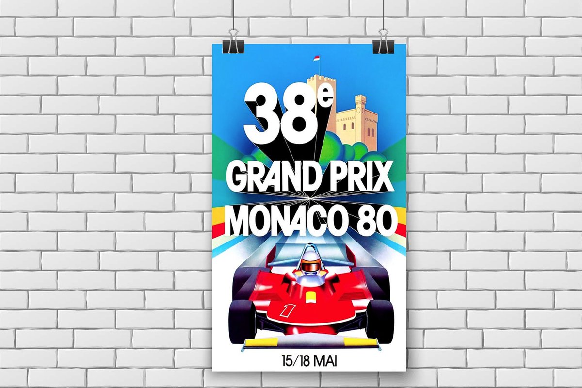 RelicsRetro's tweet photo. The 38th annual Monaco Grand Prix  1980
#vintage #monaco #F1 #1977 #grandprix #racing #formulaone #MonacoGP #ForzaFerrari #vintageposters #ferrari #Mercedes #Renault 

➡️https://t.co/MMIl9TQm8e  ⬅️ 
🏎😎😍 https://t.co/gIDu4SeCRz