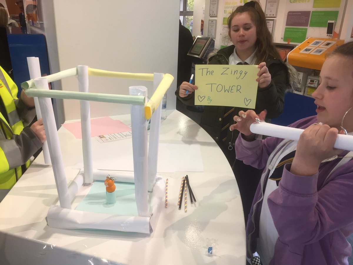 KHSScience's tweet photo. We’re having a lovely time at @edfenergy Torness! A fascinating tour with a building challenge going on at the mo’. Also a wee cake cutting to celebrate 6 years of the visitor centre. #STEAM #legendsofsteam https://t.co/i3dfJChbyq