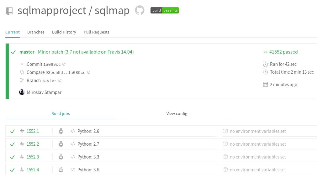 sqlmap's tweet image. sqlmap from this moment officially supports both Python 2 and 3