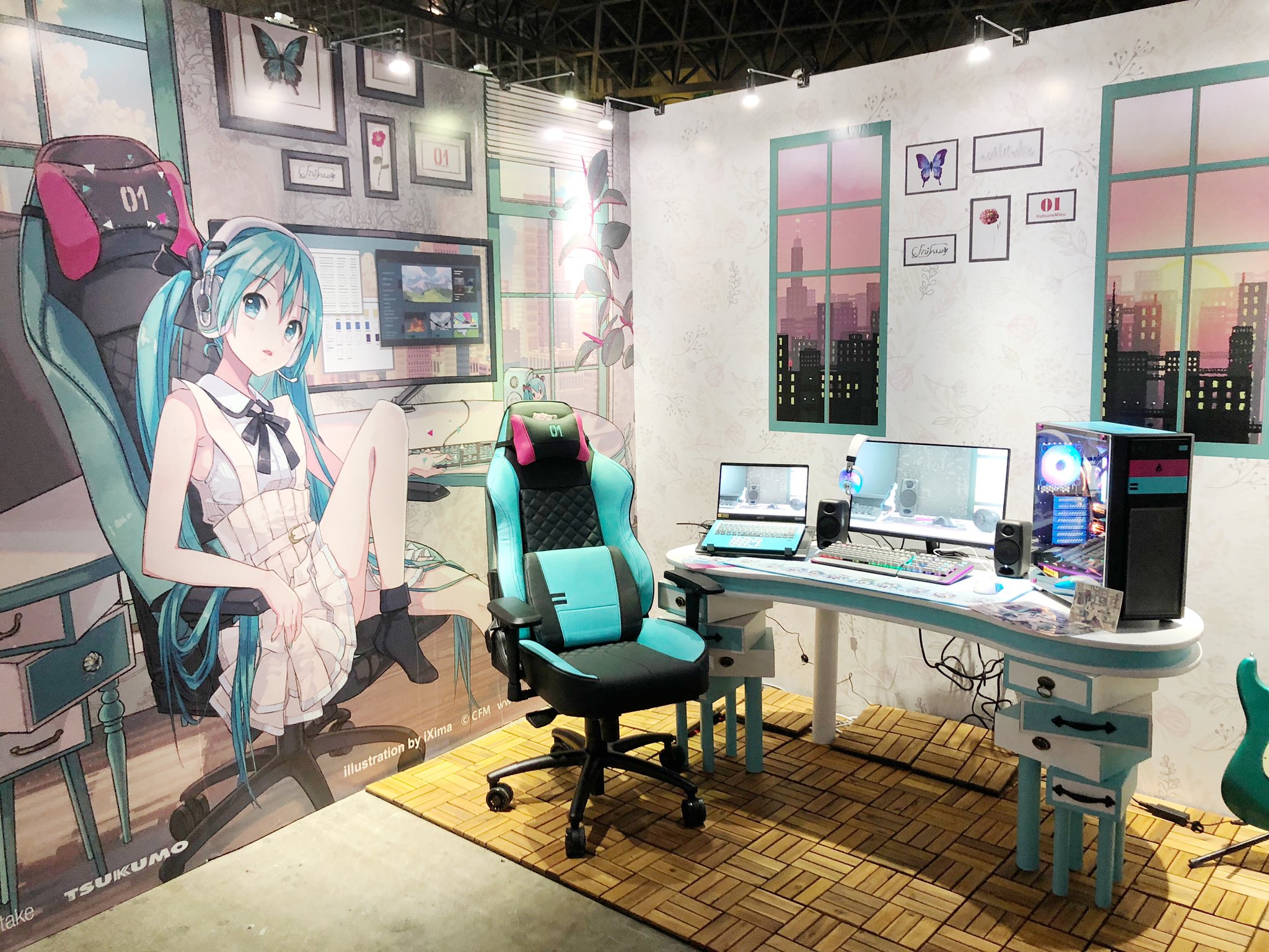初音ミク ゲーミングチェア