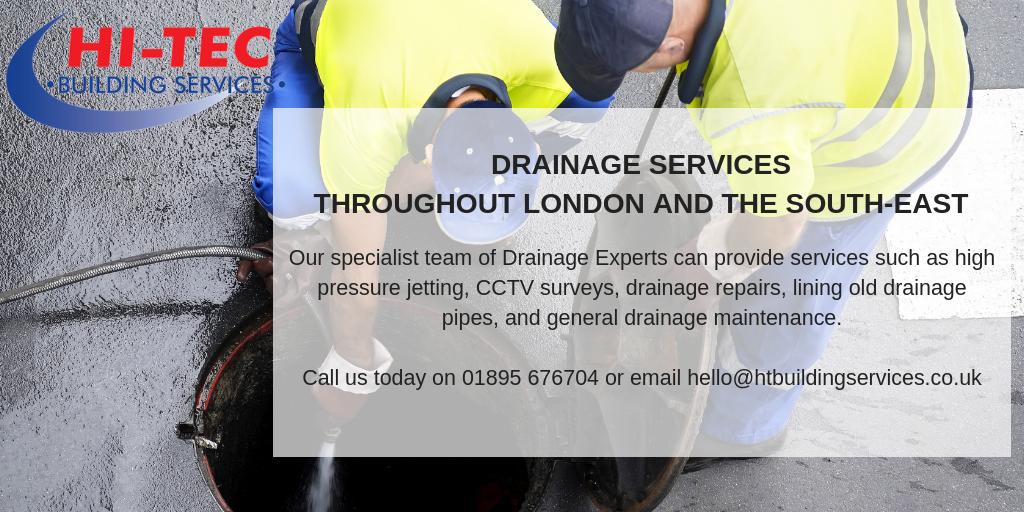 HiTecBuild's tweet image. #drainage #maintenance #london #plumbing