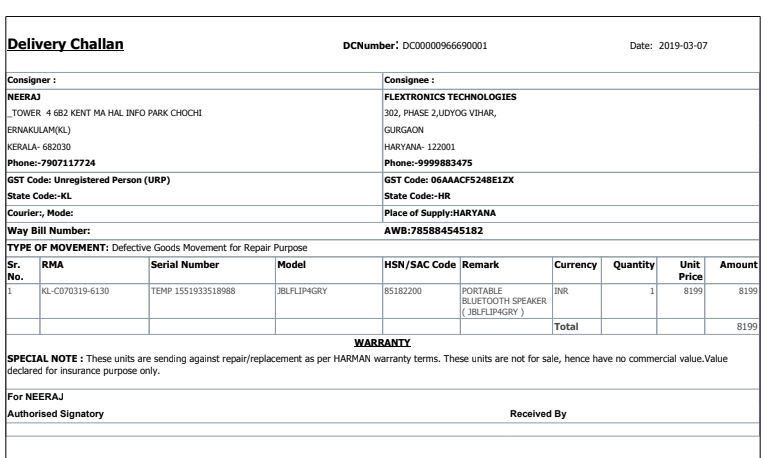 authorised jbl service center
