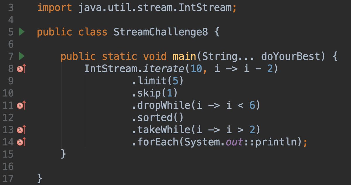 RafaDelNero's tweet image. Solve the new @Java challenge with #Java9! Can you do that?
#JavaChallengesVideos
Refine your @Java skills:
youtube.com/watch?v=zX7Mdu…
