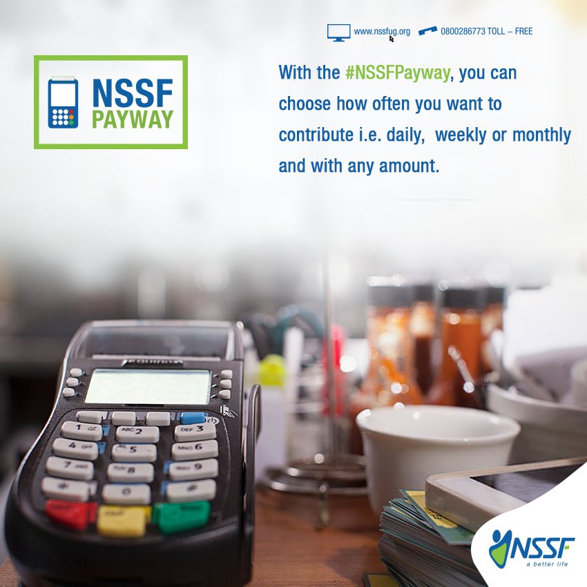 nssfug's tweet photo. #Didyouknow that the #NSSFPayWay service channel gives you the power as a self-employed individual to remit your employee's contributions at any time? https://t.co/xVXTSahzUr