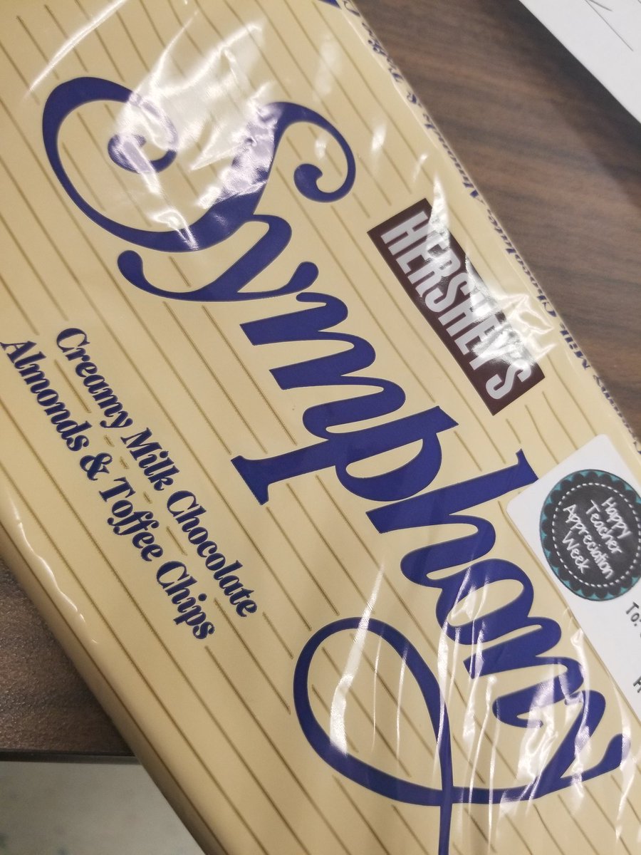 A student brings me his permission slip for the symphony and this candy bar too. What a great Teacher Appreciation gift! #ThisIsNorthside #thisisboldt <a href="/SASym/">San Antonio Symphony</a> <a href="/NISD/">Northside ISD</a> <a href="/NISDBoldt/">Boldt Elementary</a> <a href="/NISD_FineArts/">Northside Fine Arts</a> #iteachermusic #orffposse