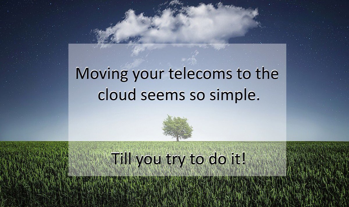 "Let's migrate you to our hosted voice solution". It's so simple isn't it? You have all the end-points, hunt and pickup groups, key appearances, routing plans and everything to hand don't you?... 

You don't?! - Then you should consider a PBX audit