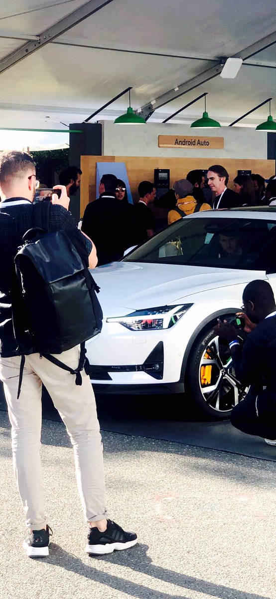 CarlHenrikGreen's tweet photo. #Polestar2 One of the first cars in the world to feature a new infotainment system powered by Android. Developers invited to create even better digital experience. #GoogleIO2019 https://t.co/5foz103uQI