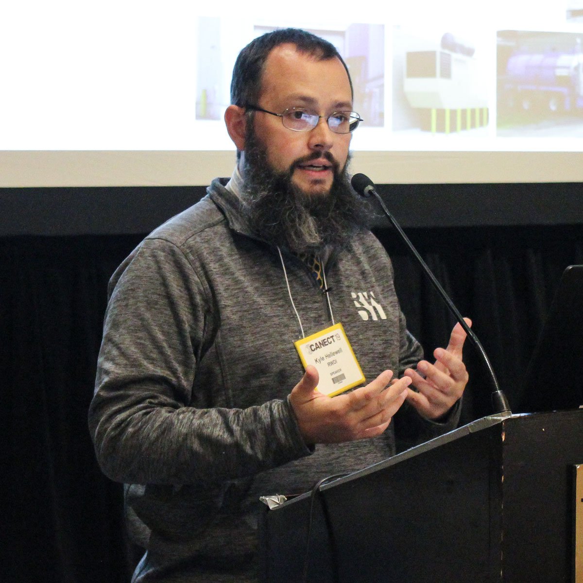 CANECTEvent's tweet photo. Day 2 session: Speakers from @RWDI_Consulting team covering #CANECT19’s Managing Air Emissions course. https://t.co/byVwEL08AM