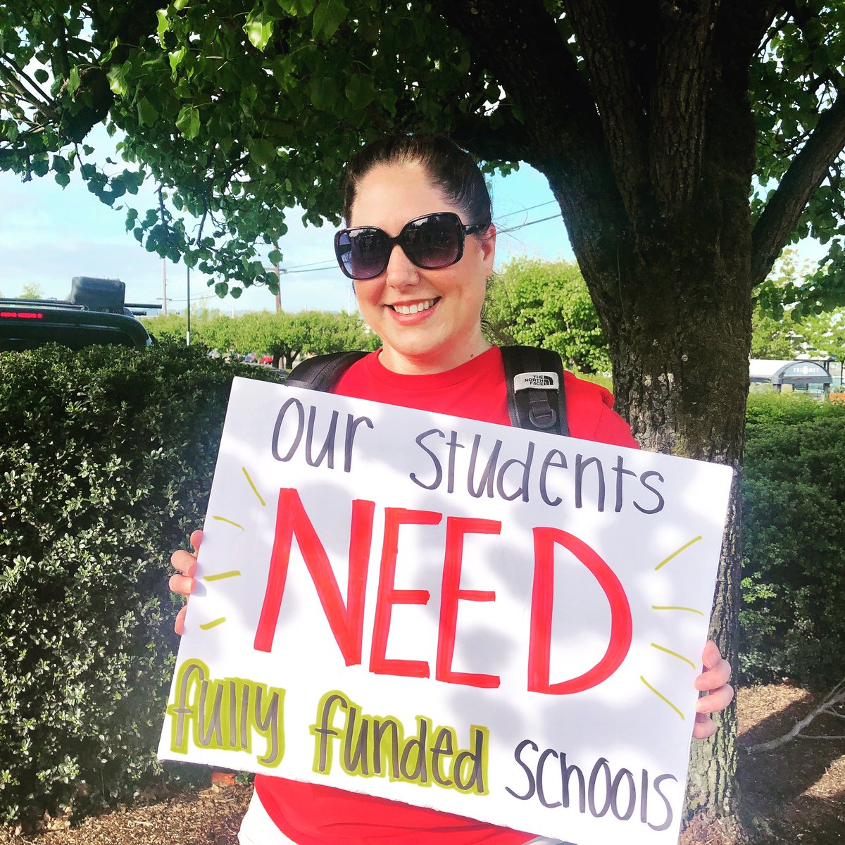 KrystinCMurphy's tweet photo. We stand FOR our students #RedForEd https://t.co/A6JKz1NSHh