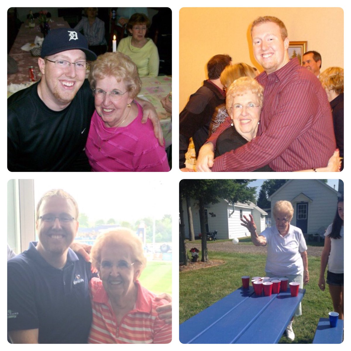 ThatDanHasty's tweet photo. Our family is heartbroken, as my grandmother, and the person who shaped my love for @tigers baseball, passed away Wednesday morning at 87. 

She was as sweet as she was fierce, and was wildly boastful of her grandkids. We will miss her dearly. https://t.co/1hVWmtaE2k