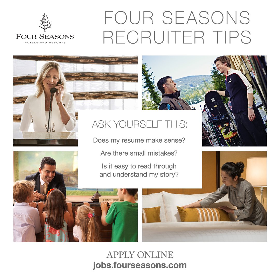 Four Seasons Jobs (@FourSeasonsJobs) / Twitter