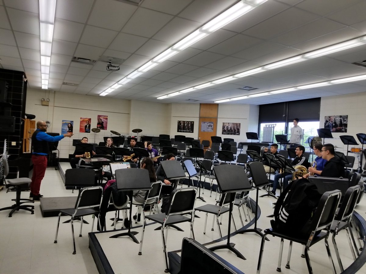 8th graders learning about the importance of understanding melody, rhythm, and harmony when composing music from Darryl Johnson III...our guest composer. The class is using what they're learning to collaborate on their own original composition. #ASD4ALL #ITRocksIt #LOUDandPROUD