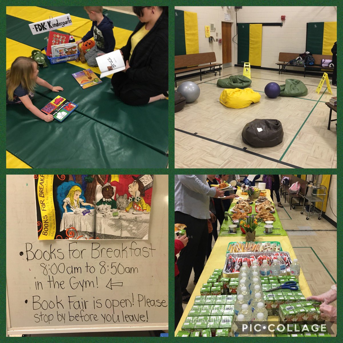 ElginCourtPS's tweet photo. Books for Breakfast. A wonderful annual tradition @ElginCourtPS! TY to our staff who makes this happen and to our PTA that support with prizes to continue our reading at home. #TVDSB_EdWeek @TVDSB @PaulSydor https://t.co/psHNGlLGlc
