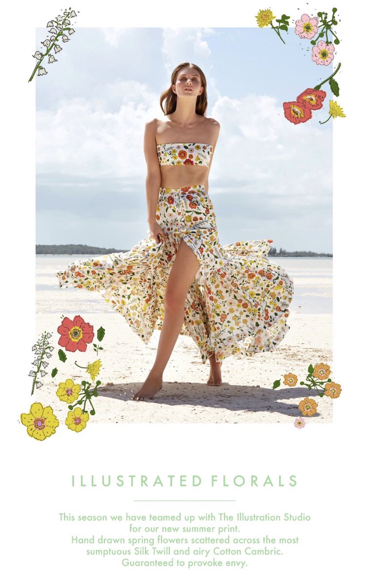 As far as newsletters go <a href="/lauralh93/">Laura Lake-haeuser</a> <a href="/wiggykit/">Wiggy Kit</a> this is a particular beauty.
#illustratedflorals - proud to have my illustrations on the new SS19 collection!