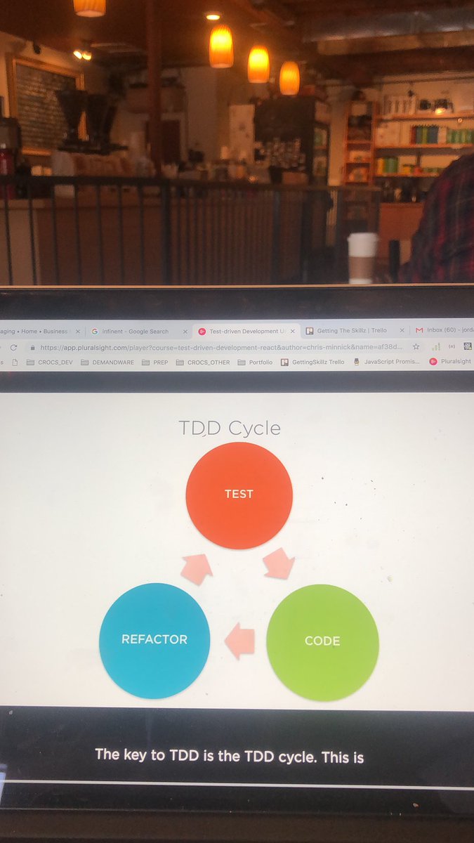 javascriptjord1's tweet image. Learning about that TDD life #testdrivendevelopment #jest #redbar
