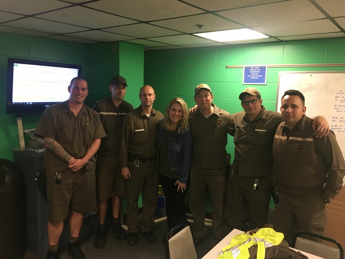 At UPS we drive trucks, but more importantly we drive SAFETY. Last week HR Rep Caroline attends the monthly safety committee meeting. #WalthamSafetyCommittee #DriveSafety #BostonMA #BostonStrong @KEforSafety <a href="/amy_madeira/">Amy Madeira</a>