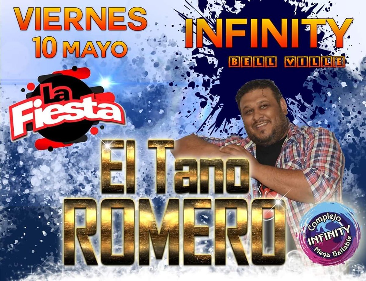 INFINITYFM8932's tweet photo. #Agenda #Cuarteto viernes 10 @Eltanoromero81 & @lafiestaoficial en #complejoinfinity #Bellville 💣💣💣💣 https://t.co/SgKQdPMSlQ