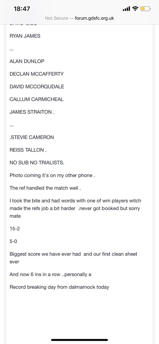 sydiiclover38's tweet photo. Some match report this is, tasteless. Don’t think @dalmarnock_afc we’re saying this when we scudded them 9-0 🧐 think that was the most one sided game Toryglen seen 👀🤷🏼‍♂️😭 @WhitemossAFC @GDSFC2008 @Scottish_AFF https://t.co/n442FReEre