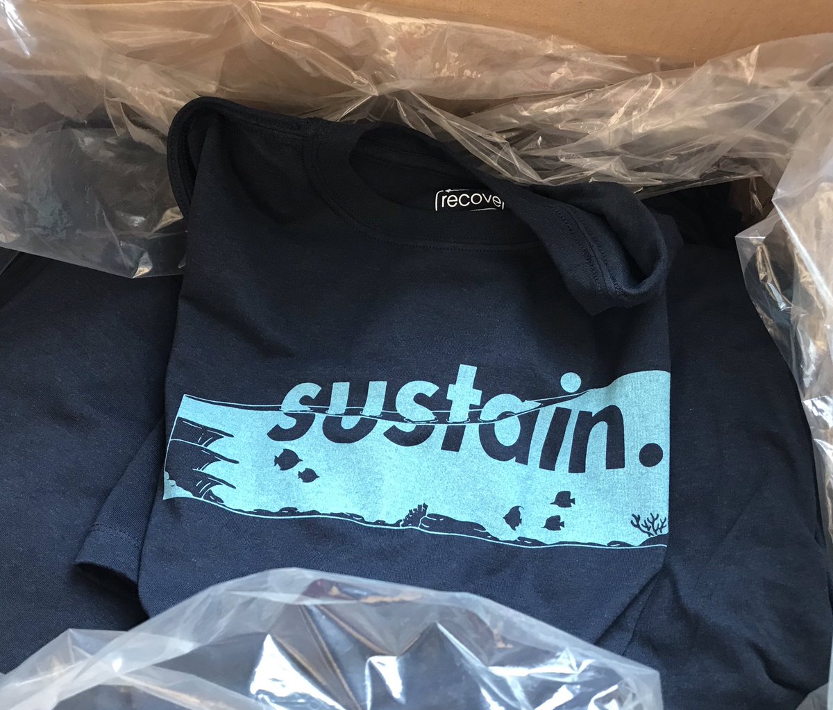 sustain_env's tweet photo. We have sold over 40 ocean shirts so far! We are so happy with the overwhelming support we have gotten from all of you!

If you are looking to purchase you better move quick! These ocean shirts are moving fast &amp; we have a limited supply! #sustain🌊🐟

https://t.co/bqykvSGKkL https://t.co/Mr0M3iVqCN