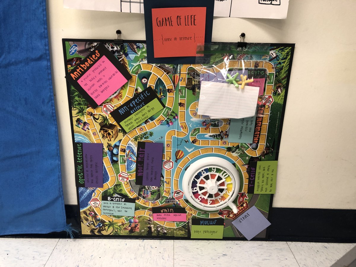 bethanykshields's tweet photo. How does the immune system work?  @MHSPanthers Biomed students can teach you with a board game or a children's book!  #TexasPLTW #MISDproud #go2panthers #PantherCTE https://t.co/4RIthVrrqC
