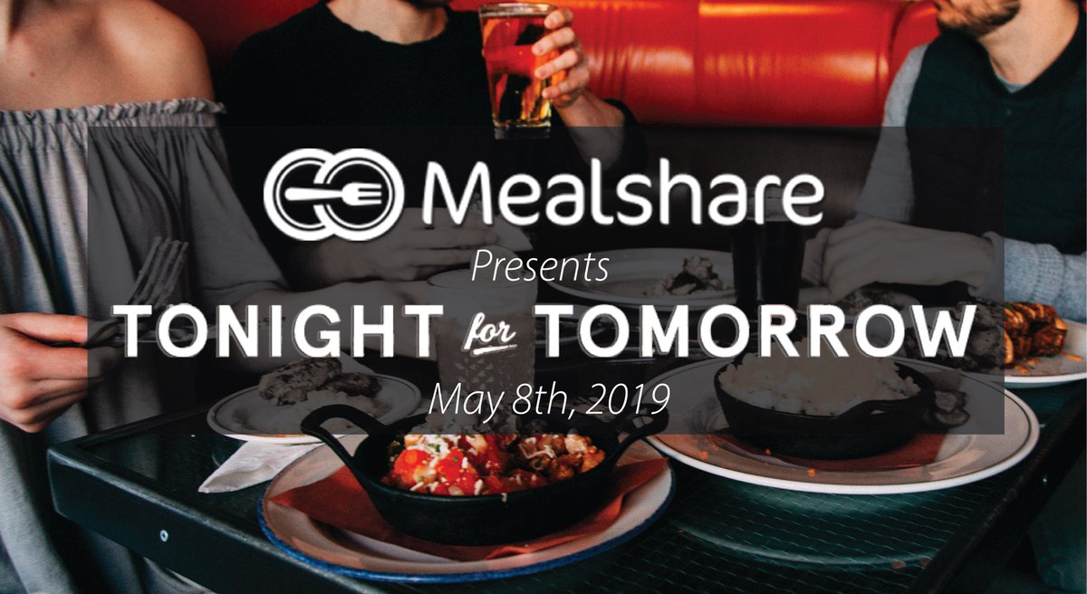 Join @MealshareTeam tonight, May 8th at Tonight for Tomorrow! Taking place at 9 Ottawa restaurants, the fundraiser will support providing meals for youth in need. For more information, visit mealshare.ca/tft. #TonightForTomorrow