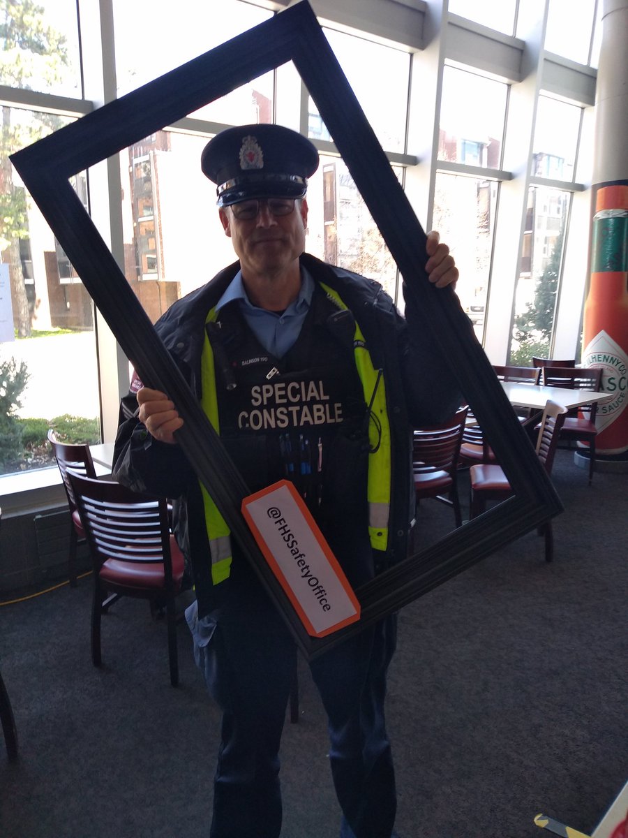 Our McMaster special constable keeping our campus safe!!