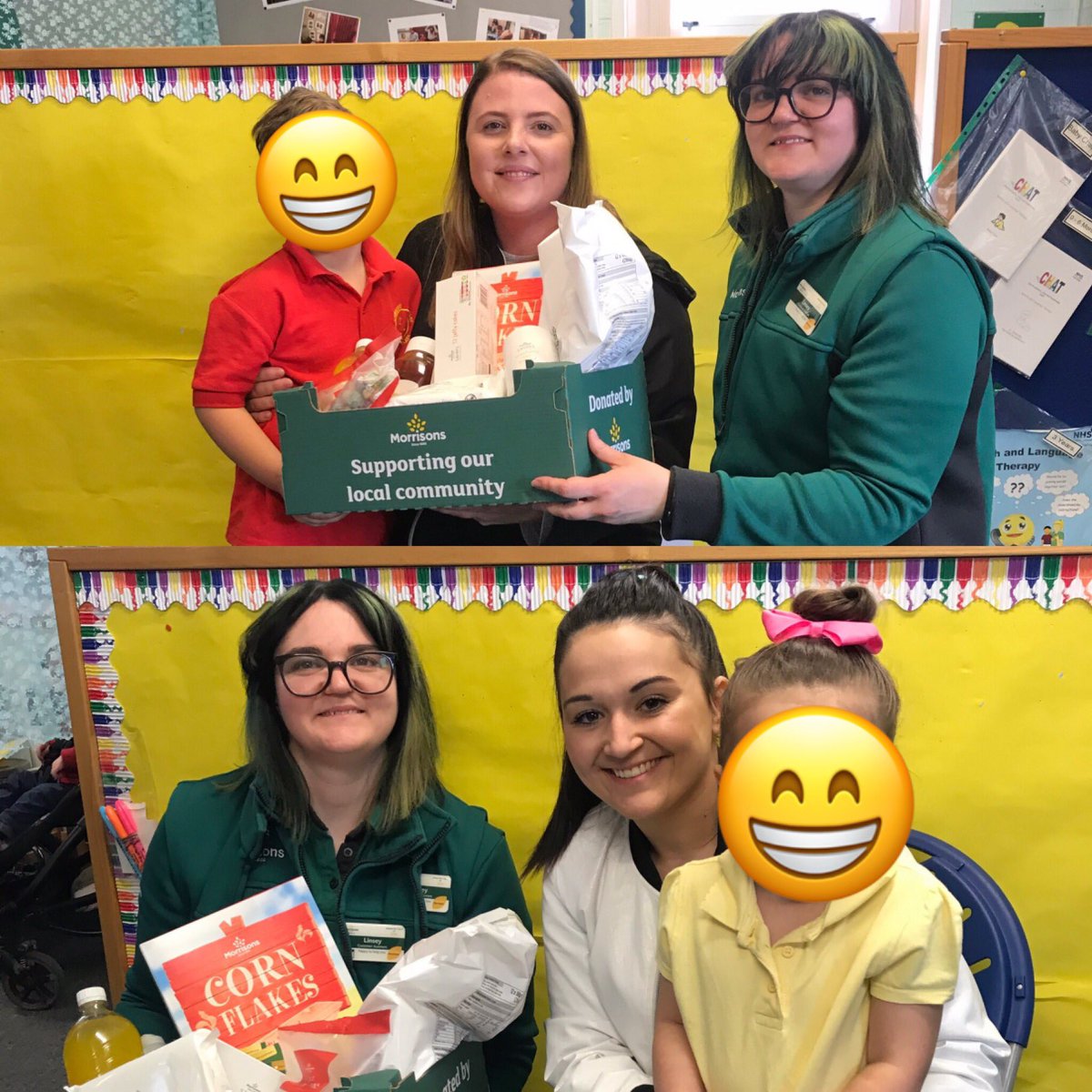 Two successful tasting sessions with <a href="/BainsfordPS/">Bainsford Primary School and Nursery Class </a> today! Well done to the two mums who guessed closest for branded vs Morrison’s products! #morrisons #CommunityEngagement