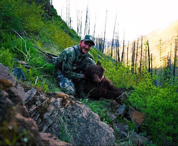 First bear of the spring is down!