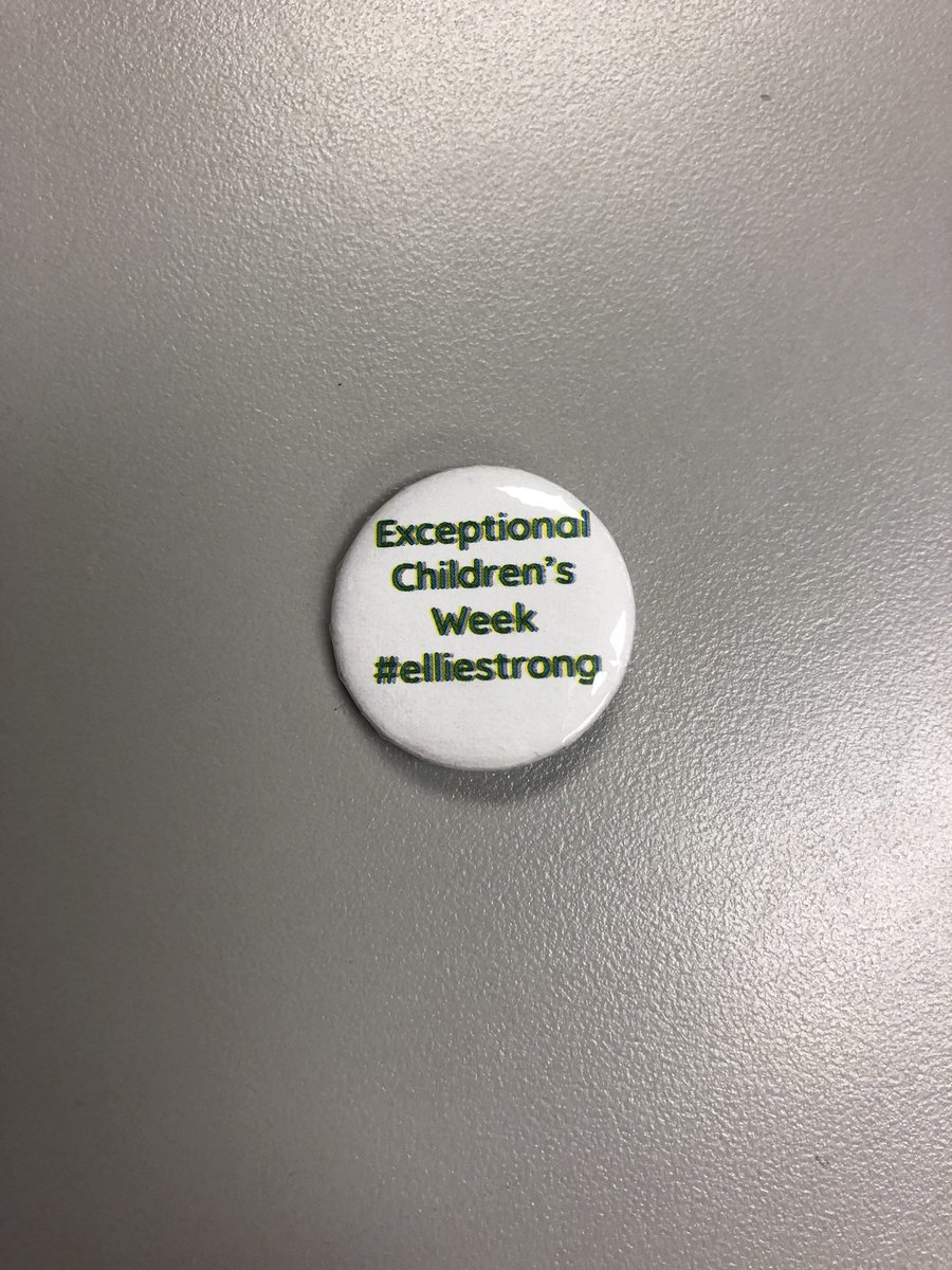 Preview of the buttons @LHS210jhoag & @MsCollins_LHS and students have been hard at work getting ready for Friday. Remember to wear green 5/10! 💚💚💚#ExceptionalChildrensWeek #ILECW #elliestrong