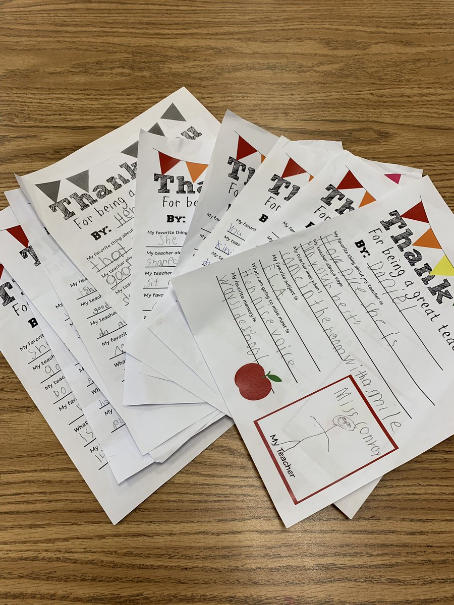 MrsConroySES's tweet photo. I have absolutely loved getting these this week from both past and present students!! Thank you @stoneleighpta for such a wonderful TAW! @StoneleighES https://t.co/6sKS8vETjk