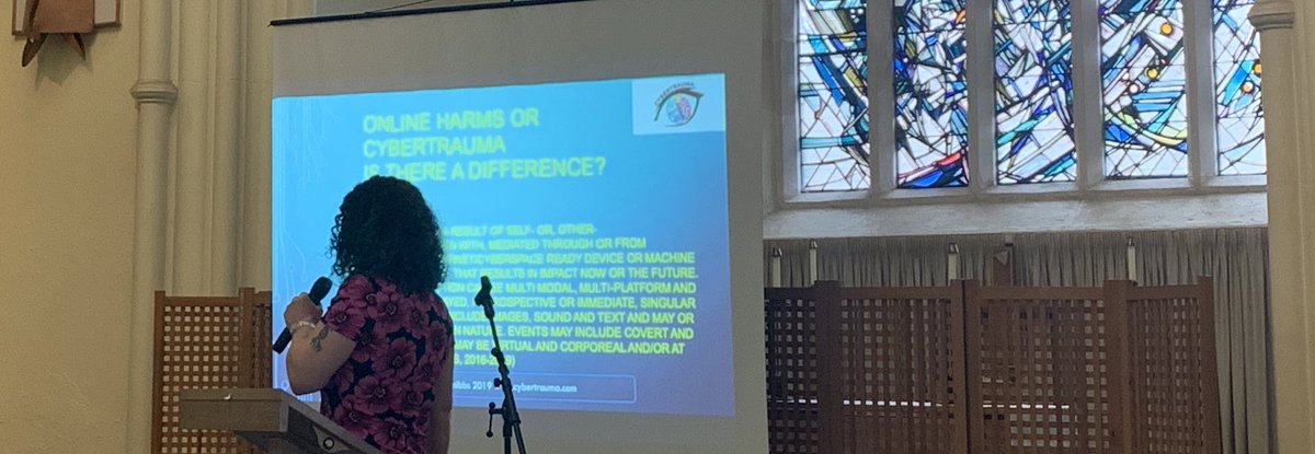 Tell2OverABrew's tweet photo. An great insightful input from @nibzy at #NCPC2019 discussing ‘CyberTrauma’ inc asking us to reflect/understand how the same event can have different physical and emotional responses.
Victim empathy and understanding effects of fraud & cybercrime should be at the core of protect https://t.co/UWPahaWDJZ