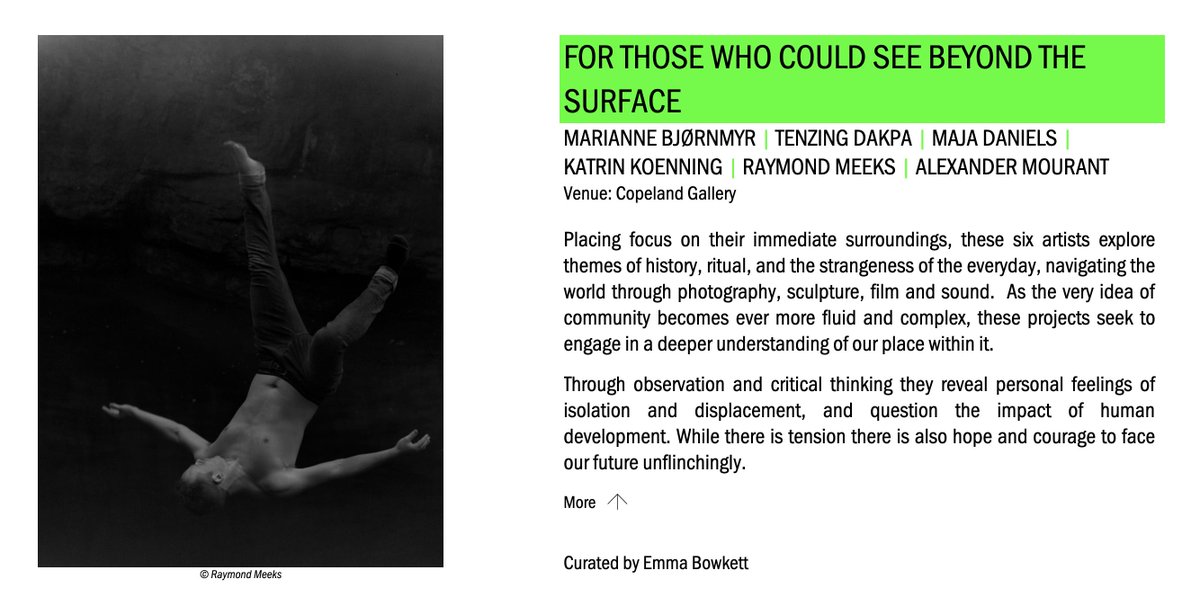 Emma Bowkett (@emmalbowkett) on Twitter photo Very proud to announce i will be presenting Marianne Bjørnmyr <a href="/Maja_Daniels/">Maja Daniels</a> Tenzing Dakpa Alexander Mourant Raymond Meeks and Katrin Koenning at <a href="/Peckham24Photo/">Peckham 24</a> opening Friday 17 May. Produced by <a href="/MaxFerguson_/">Max Ferguson</a> Hope to see you there! peckham24.com/exhibitions-20… Very proud to announce i will be presenting Marianne Bjørnmyr <a href="/Maja_Daniels/">Maja Daniels</a> Tenzing Dakpa Alexander Mourant Raymond Meeks and Katrin Koenning at <a href="/Peckham24Photo/">Peckham 24</a> opening Friday 17 May. Produced by <a href="/MaxFerguson_/">Max Ferguson</a> Hope to see you there! peckham24.com/exhibitions-20…