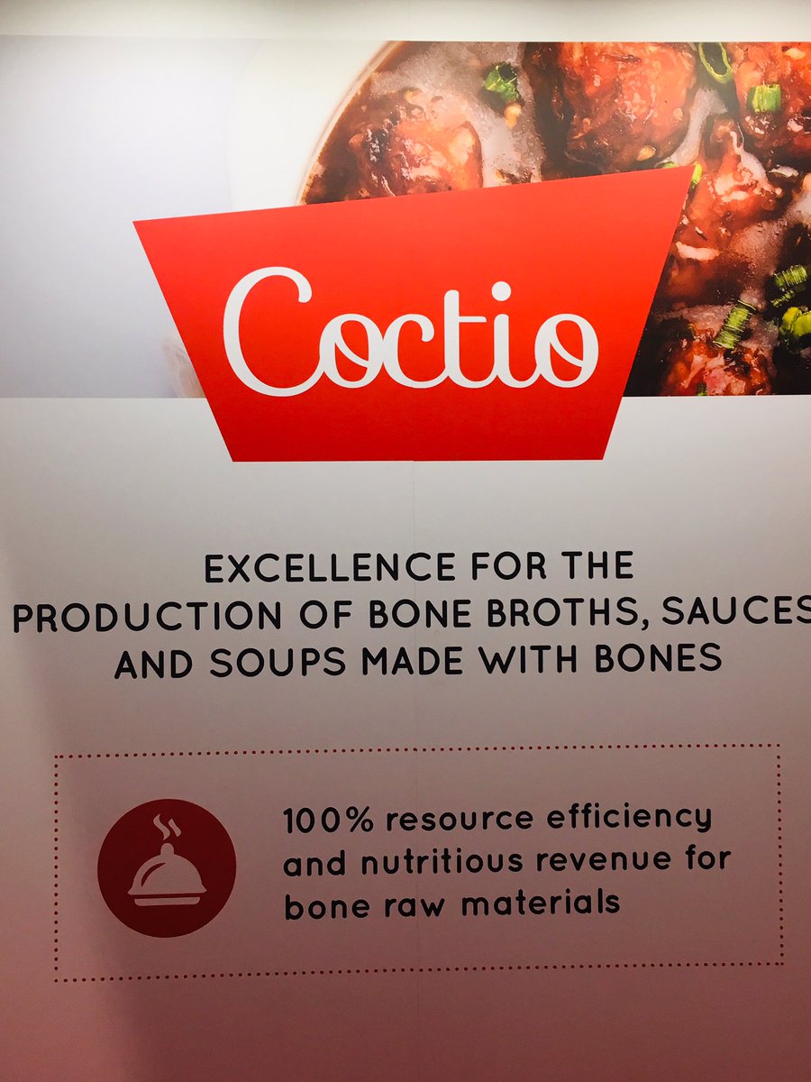 Coctio_Concept's tweet photo. Are you at #IFFA2019 today? Come to explore on-trend #naturalBoneBroth ingredient to improve #nutritional and #cleanlabel values of processed meat and meal products! #Coctio Stand E75, hall 9.1

#addvalueforanimalbones
#ProteinFromBones 
#FeedPeopleNotLandfills https://t.co/8e03Oz6llJ