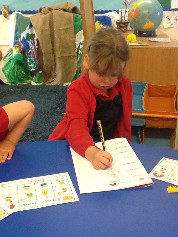 Hendrefoilan's tweet photo. Reception have been drawing lovely pictures to show different weather in Welsh.☀️☔️☃  #hdfpRec #hdfpcymraeg #hdfpSiarterIaith https://t.co/jyCDMOiT1e