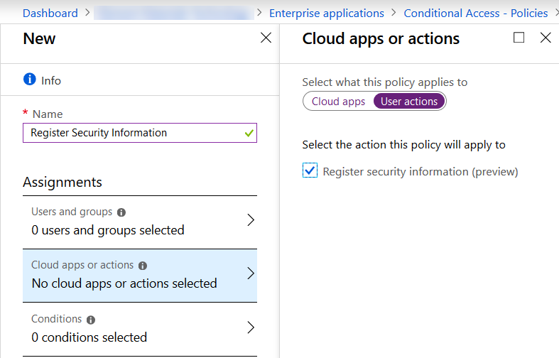 BrianReidC7's tweet image. As of today you can use @azuread Conditional Access to restrict access to #MFA and password reset #sspr registration portals. If users try to register from the wrong location they get blocked - see c7solutions.com/2019/05/regist… for how to set this new feature up #azuread #mvpbuzz