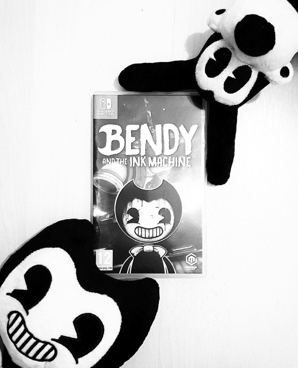 GamingAnthology's tweet photo. Fear the machine. 

#fearthemachine #bendyandtheinkmachine #bendy #nintendoswitch #switchuation #nintendo #nintendouk #gaming #gamers #twittergaming #games #geek #gamergeek #plush @JoeyDrewSTU @NintendoUK @NintendoEurope https://t.co/JWAIbAvIoM
