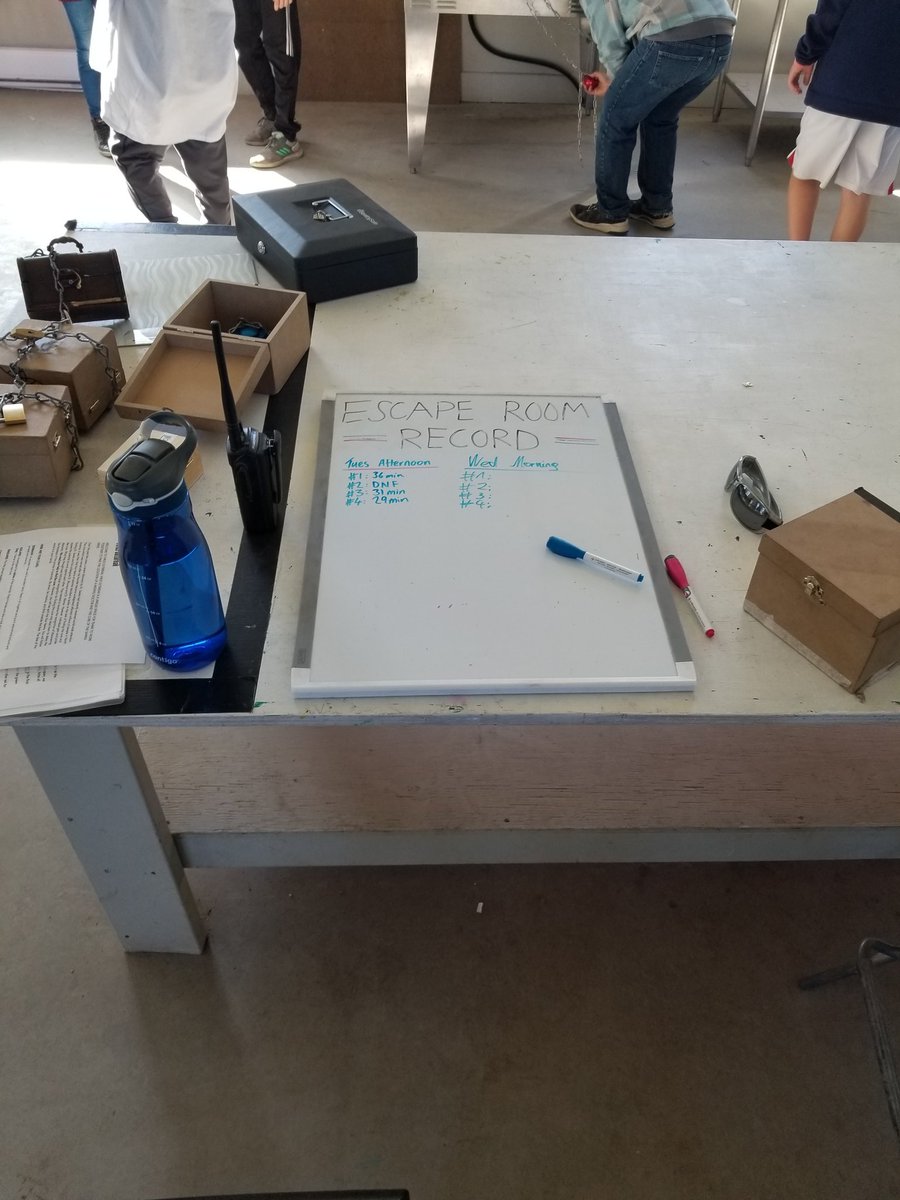 MrHarding25's tweet photo. Escape room station! @muskokawoods https://t.co/ZO2ZTAhmc1