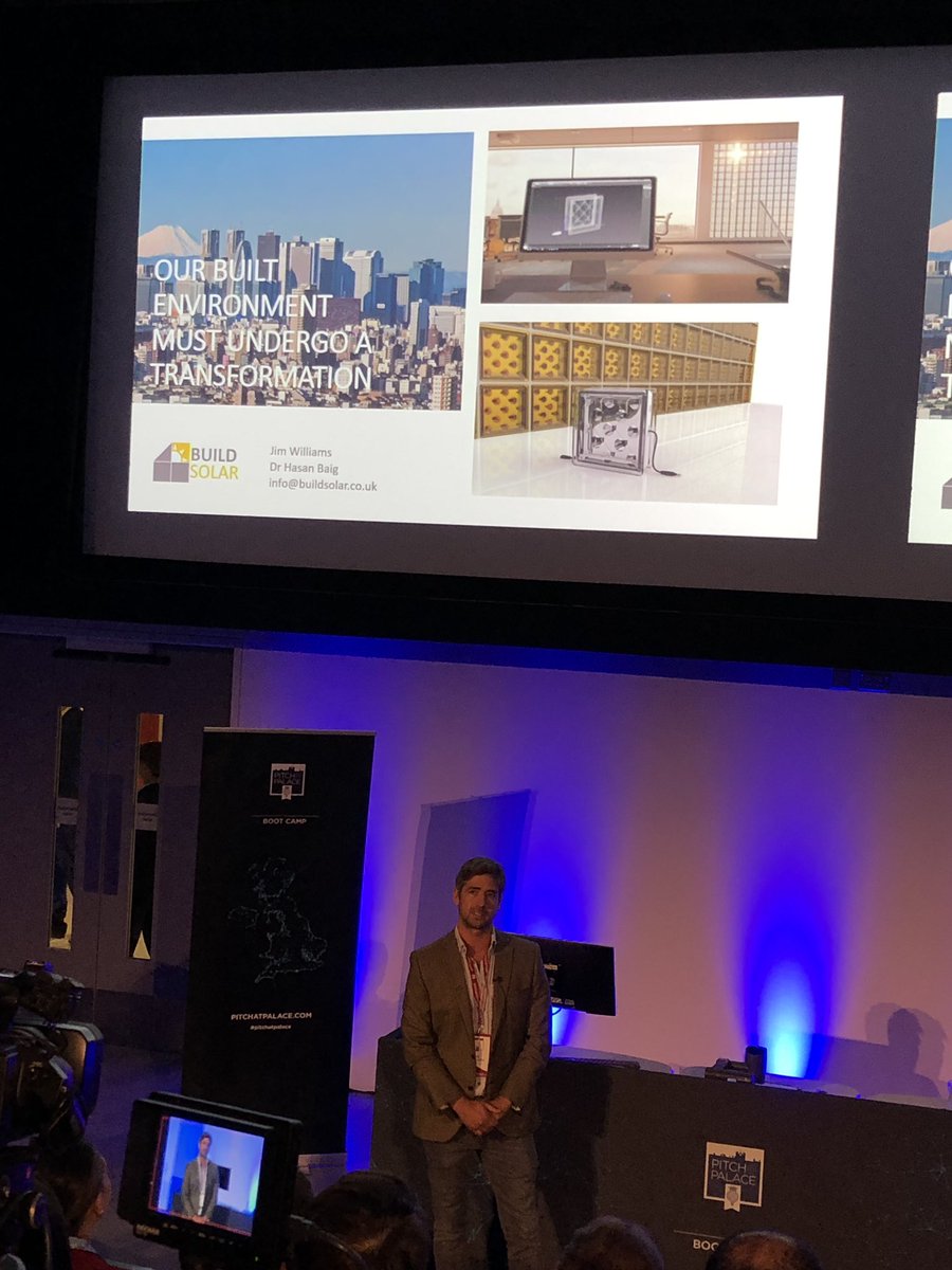 Next generation of multi functional building materials including power &amp; security which is very cool <a href="/Buildsolaruk/">BuildSolar</a> fab pitch <a href="/pitchatpalace/">Pitch@Palace</a> #pitchatapalace <a href="/Joectp/">Joe Pearce</a> <a href="/setsquared/">SETsquared</a>