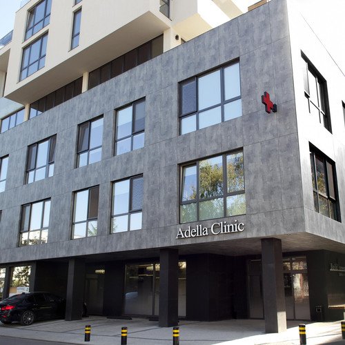 CEIMaterials's tweet image. RT: @Fundermax_US A good example of a concrete look with #fundermax 0427 Skyline.
#forpeoplewhocreate

Adella Clinic. Photo credit: Ivo Petrov Architects