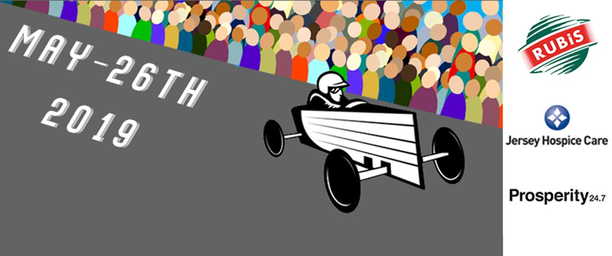 JIMFFestival's tweet photo. Running alongside JIMF is the Rubis Jersey Soap Box Challenge on 26th May 2019. We would like to thank Rubis as key sponsor for  supporting the 2019 Jersey Soapbox Challenge, which  will raise much needed funds for Jersey Hospice Care.  Find out more at https://t.co/fdwjVJCdWB https://t.co/KxhXBeJc4e