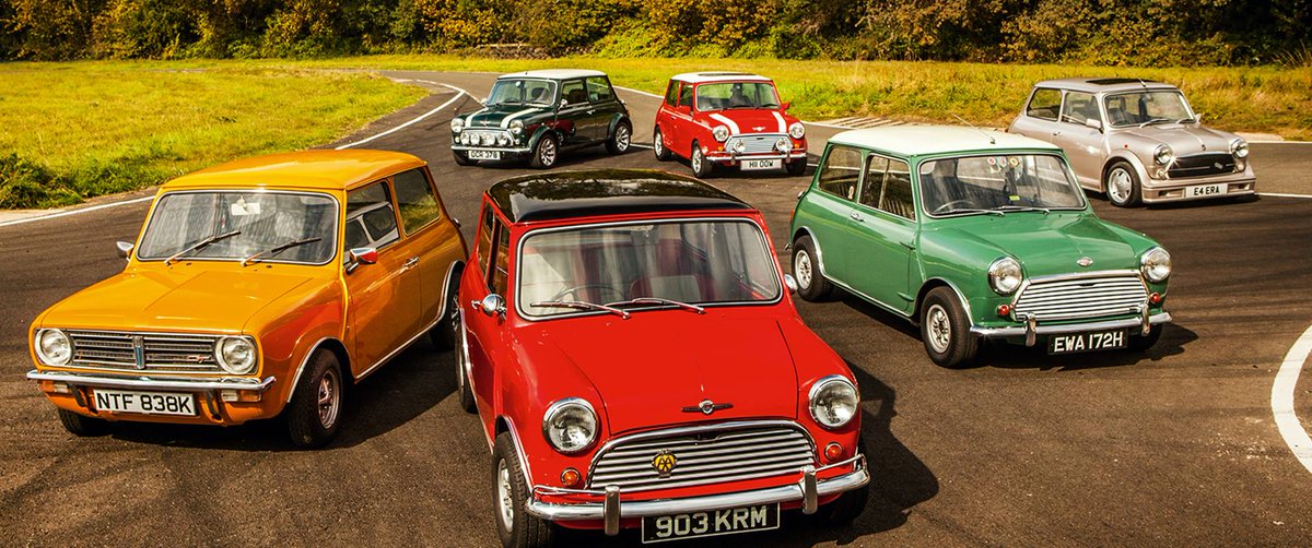 JIMFFestival's tweet photo. It’s hard to believe that 60 years have passed since the original Mini entered production and yet, here we are, in 2019, celebrating the brand’s sixth decade of delivering fun, little cars.  Find out more at https://t.co/wGH7TvbNyo https://t.co/3uiOV5ncLb