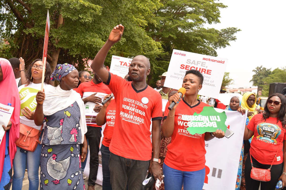#WednesdayWisdom
"Women deserve equal wages and rewards as men for the same job. 
Stop Gender Discrimination" @Nkomekedo, <a href="/ActionAidNG/">ActionAid Nigeria</a> 's Women's Rights Manager, leading the campaign for decent work and equal pay for women in Nigeria.
#EndGBVAtWork #AllWomenWork