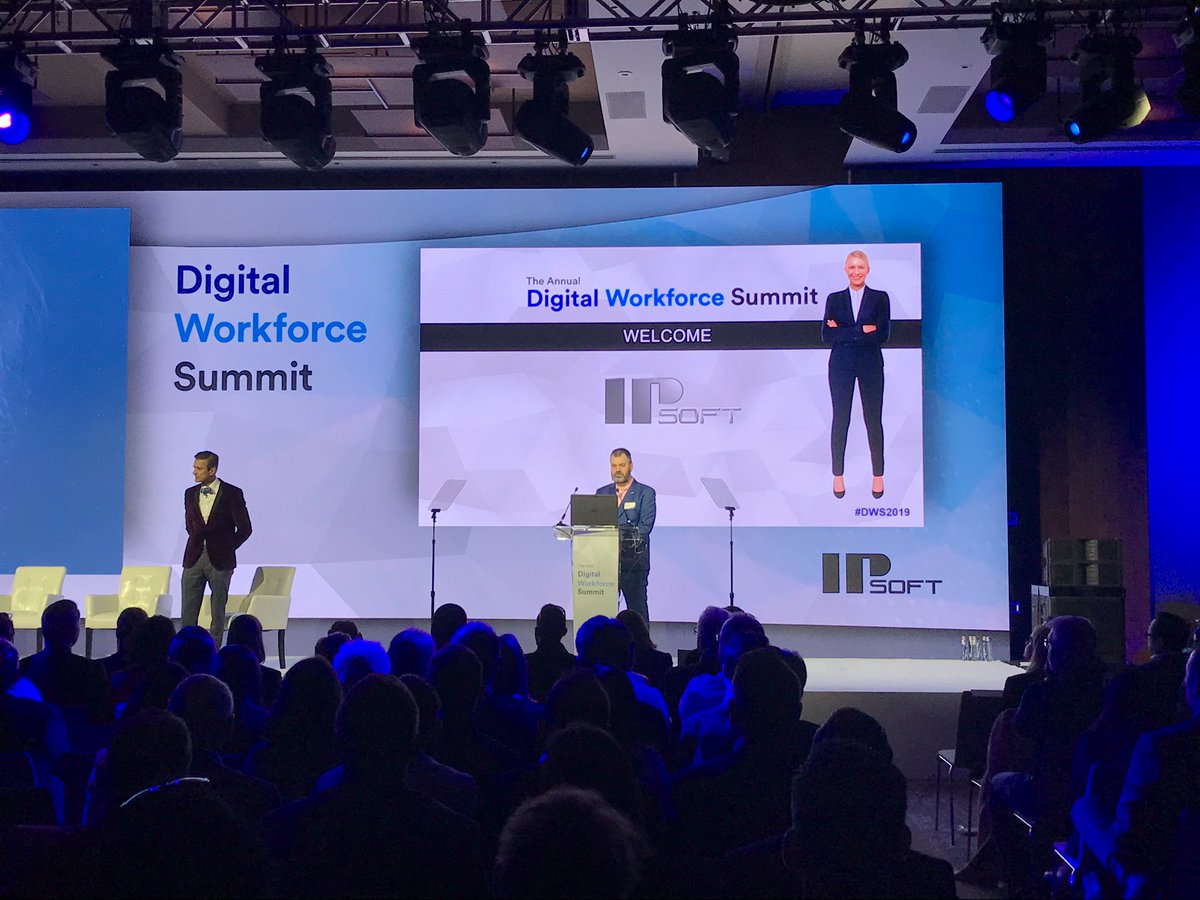 Chetan Dube begins the @IPsoft Digital Workforce Summit in NYC this morning by talking about how to get value from AI. We need to overcome some of the challenges with disparate systems and departments #dws2019