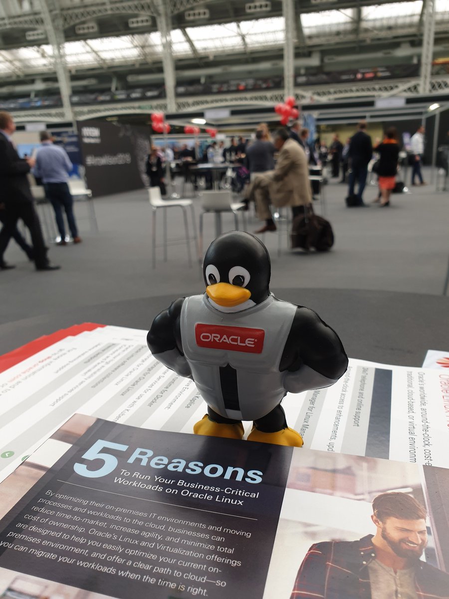 OracleLinux's tweet photo. We're having a great time at Arrow Vision in London today. Come by our booth #24 to chat with our Oracle Linux and Virtualization experts: #OracleLinux https://t.co/38eUXYem2k