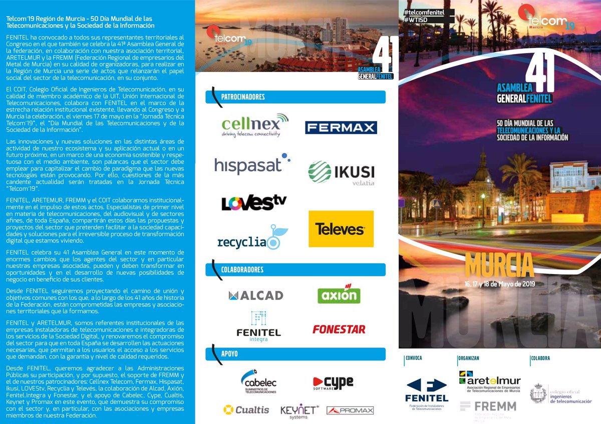 pepelopezct's tweet photo. #Cartagena es #maravillosa

Quizás por eso nuestros amigos de @fremm_es @FENITEL_ES y @aretelmur la utilizan para ilustrar un congreso en un municipio vecino.

Lástima el #engaño a #congresistas y #patrocinadores que no podrán disfrutar de los lugares que aparecen en el #folleto https://t.co/FN4jvkhSlW