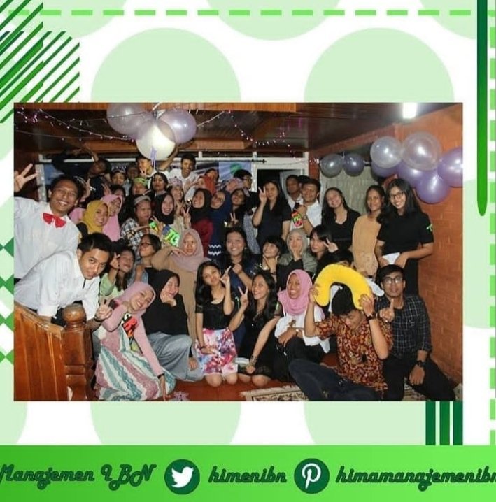 himenIBN's tweet photo. Selamat ulang tahun Hima Manajemen IBN 🎉
.
.
Terimakasih untuk kaka² senior/alumni yang sudah datang di acara ultah Himen dan semua yang ikut serta dalam acara ini. Buat kaka² senior/alumni yang gasempet datang jangan sedih ya, semoga kita bisa ketemu diacara selanjutnya 😊 https://t.co/RdN1ZCeqDT